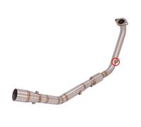 éChappement Sport Pour YZF R15 V3 R125 MT125 XSR125 2020-2021 Moto Échappement Modifier Lien Avant Tuyau Silencieux DB Killer D'éChappement(Link Pipe)