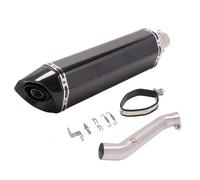 éChappement Sport Slip-On Pour VFR 1200 XF VFR1200F 2009-2015 Silencieux Tube D'échappement Moto Modifier Tuyau Liaison Intermédiaire D'éChappement(C)