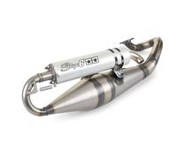 Échappement Stage6 Pro Replica MK2 pour Minarelli 2 temps Argent