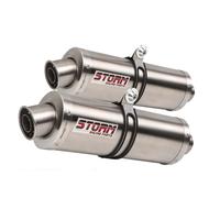 Echappement Storm by Mivv 2 Silencieux Oval Acier Yamaha Tdm 900 2002 > 2014