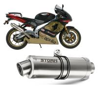 Echappement Storm by Mivv Gp Acier pour Aprilia Tuono Fighter 1000 2002 > 2005