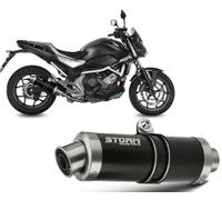 Echappement Storm by Mivv Silencieux Gp Nero Acier Honda Integra 750 2016 > 2020