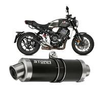 Echappement Storm by Mivv noir Silencieux Gp Acier Honda Cb 1000 R 2018 > 2022