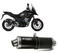 Pot D'Echappement Storm by Mivv noir Oval Acier Honda Cb 500 X 2017 2020