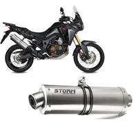 Echappement Storm by Mivv Oval Acier Honda Crf 1000 L Africa Twin 2016 > 2019