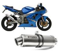 Echappement Storm by Mivv Silencieux Gp Acier Kawasaki Zx-6 R 636 2003 > 2004