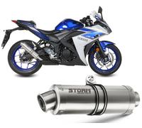 Pot D'Echappement Storm by Mivv Gp Acier pour Yamaha Yzf R25 2015 > 2023