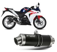 Echappement Storm by Mivv Silencieux Gp Nero Acier Honda Cbr 250 R 2011 > 2014