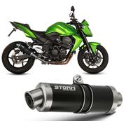 Echappement Storm by Mivv Silencieux Gp Nero Acier Kawasaki Z 750 2007 > 2014
