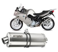 Pot D'Echappement Storm by Mivv Oval Acier Bmw F 800 S / St 2006 > 2012