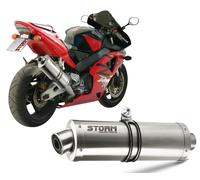 Echappement Storm by Mivv Silencieux Oval Acier Honda Cbr 900 Rr 2002 > 2004