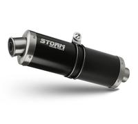 Echappement Storm by Mivv Silencieux Oval Acier Noir CF Moto MT 650 2021 > 2023