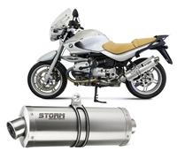 Echappement Storm by Mivv Silencieux Oval Acier pour Bmw R 1150 R 2000 > 2006
