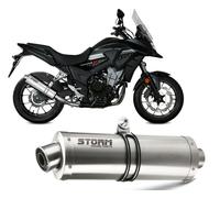 Echappement Storm by Mivv Silencieux Oval Acier pour Honda Cb 500 X 2017 > 2020