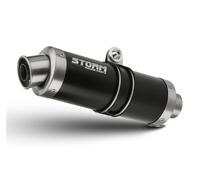 Echappement Storm by Mivv Silencieux Oval Nero Acier Kawasaki Zx-9 R 1998 > 2005
