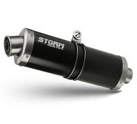Echappement Storm Mivv noir Silencieux Oval Ino Honda Xlv 650 Transalp 2000 2004