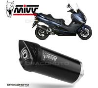 Mivv Mover Suzuki Burgman 400 2017-20 Mv.su.0001.lv Homologated Slip On Muffler Argenté Homologated