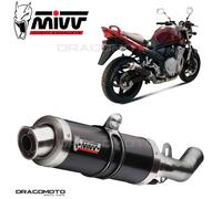 MIVV Échappement S.030.LXB Suzuki GSF 650 Bandit 2007-15 / GSX 650F 2008-15 Homologué Argenté