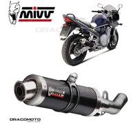 MIVV Silencieux GP Slip-On Suzuki GSF 1250 Bandit 07-16 / GSX 1250 FA 09-16 Argenté Homologué