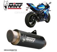 MIVV échappement slip-on GP Pro pour Suzuki GSX-R 1000 Carbone/Titane/Acier noir