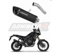 Échappement Terminal HP6 Titane Noir Yamaha Tenere 700 / World Raid 2019 - 2025