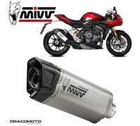T.025.LR1T - Silencieux MIVV SR-1 Titane TRIUMPH SPEED TRIPLE 1200 (21-23)
