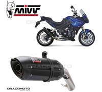 MIVV Pot d'échappement Suono – Silencieux Acier inoxydable Noir/Titane pour Triumph Tiger 1050