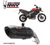MIVV Silencieux d'échappement Suono Acier Noir pour Triumph Tiger 800 2011-2016