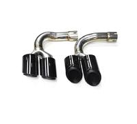 Echappement Tuyau D'échappement Embout D'échappement Quadruple En Acier Inoxydable 304 Pour Q7 Mise À Niveau Pour SQ7 Look 2016-2023 2024 Embout De Silencieux À Buse Noire(19-23 Diesel 3.0t)