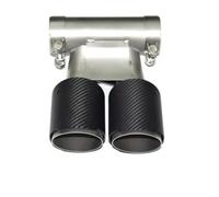 Echappement Tuyau D'échappement Rectangulaire Pour Silencieux À Double Sortie Pour Cayman Mise À Niveau L'embout D'échappement 981 987 Pour 718 Pour Boxster Silencieux(S)