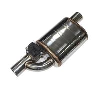 Echappement Tuyau D'échappement Système D'échappement Universel Kit Tuyau D'échappement À Commande Électrique Angle Soupape Réglable Silencieux En Acier Inoxydable 51/63/70/76 Mm(Remote RIGHT 76MM)