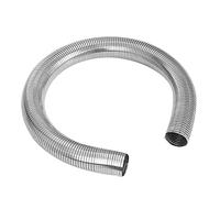 Echappement Tuyau D'échappement Tuyau D'échappement Flexible Universel De 1000mm Tuyau De Réparation En Acier Inoxydable Tubes De Fumée(45mm ID 49mm OD)