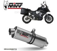 MIVV Silencieux d'échappement OVAL VO.001.LX1 Inox pour VOGE VALICO 500DS (21-22)