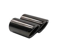 Echappement Voiture 1 Paire De Silencieux D'échappement Arrière Pour BMW E90 E92 325i 328i 2006-2010 F10 F11 F18 520i 523i 525i 528i Tuyau D'échappement(Noir)