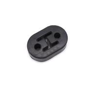 Echappement Voiture 1 PCS Universal Car Exhaust Muffler Mounting Bracket Heavy Duty Rubber Exhaust Hanger Bushing Support 2 4 7 Holes(1x 2 holes-Black)