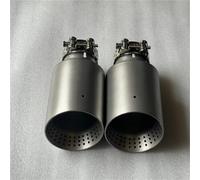 Echappement Voiture 1 Pièce De Silencieux D'échappement De Voiture En Acier Inoxydable 304 Mat Sablé, Accessoires De Garniture(ID 67MM-OD 101MM)