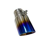 Echappement Voiture 1 Pièce De Silencieux D'échappement Pour Automobile En Acier Inoxydable Nid Guêpe Bleu Grand Diamètre Trompette Tubulure D'échappement(77mm-114mm)