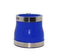 Echappement Voiture Connecteur universel de tuyau en silicone, grand vers petit, pour refroidisseur d'air voiture, d'admission turbo, coupleur Embout Echappement(57MM-63MM)