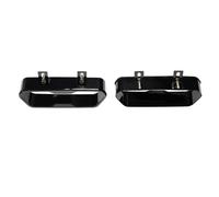 Echappement Voiture Embout de silencieux d'échappement en acier inoxydable pour Benz Classe G G63 G500 G55 W463, 2 pièces(SS Black)