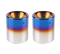 Echappement Voiture Embout De Silencieux D'échappement En Acier Inoxydable Pour Mazda Pour CX-5 Pour CX5 2017-2024 Accessoire Style Automobile Pot D'échappement(Bleu)