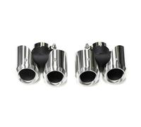 Echappement Voiture Embout D'échappement Double Pour Land Pour Rover Pour Defender L663 P40090 2.0T 110 3.0T 2020 2021 Tubulure D'échappement(Silver 2.0t)