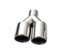 Echappement Voiture Embout D'échappement Double Silencieux 57 Mm Sortie 76 Mm Pour Mercedes Pour Benz Pour CLA Classe Shooting Brake X117 2013-2019 Tubulure D'échappement(La gauche)