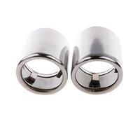 Echappement Voiture Embouts D'échappement En Acier Inoxydable Pour Silencieux 2 Pièces Modèles A4 A4L Q5 Q3 A3 A1 A5 A6 A6L A8 A8L 2009-2016 Pot D'échappement