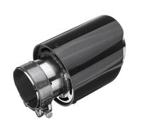 Echappement Voiture Pour VW Pour Golf 4 1998-2013 Silencieux D'échappement Tuyau Queue D'embout Acier Inoxydable Style Automobile Tube Universel Pot D'échappement(63-114mmD)