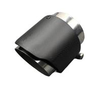 Echappement Voiture Silencieux D'échappement En Fibre De Carbone Mat Diamètre 104 Mm 114 120 Tubulure D'échappement(51mm out 114mm)