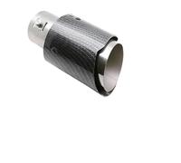 Echappement Voiture, Silencieux Voiture Embout de silencieux d'échappement universel for voiture, tuyau d'échappement en fibre de carbone à sortie unique(F Adjustable)