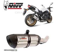 Y.033.L7 - Silencieux Echappement Mivv Suono Steel Yamaha FZ8 / Fazer 800 10/12