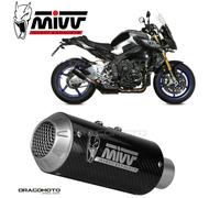 Mivv Mk3 Yamaha Mt-10/fz-10 2016-22 Y.057.lm3c Homologated Slip On Muffler Argenté Homologated