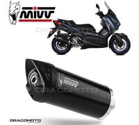 Mivv Mover Yamaha X-max 300 2021-mv.ya.0006.lv Homologated Slip On Muffler Argenté Homologated