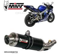 Mivv Gp Yamaha Yzf 1000 R1 1998-01 Y.001.l2s Homologated Slip On Muffler Argenté Homologated